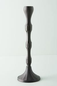 Porte-bougie conique moderne en fer forgé, noir, style rustique, pour décoration intérieure et centre de table de mariage - Product Image 2