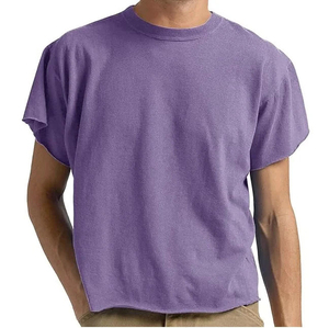 T-shirt court unisexe en coton doux coupe ample style streetwear, impression de logo personnalisée, vente en gros - Product Image 1