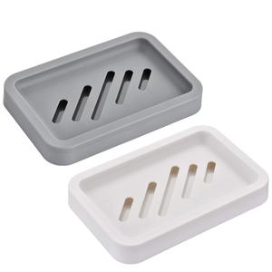 Support à Savon 2 Pièces avec Égouttoir et Plateau de Récupération d'Eau en Acier Inoxydable pour Éponge et Savon - Product Image 6