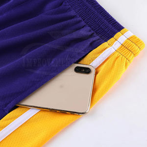 Uniformes de baloncesto antiarrugas para hombres fabricados en poliéster de material duradero profesional - Product Image 4