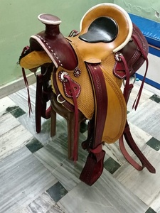 Handmade Eco-Friendly Western Saddle Wood Tree Brass/Copper <b>Hardware</b> Comfortable for Rider Horse Durable Genuine Leather - Product Image 3
