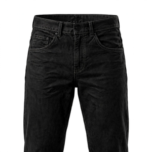Vintage Wash Breathable Mid Waist Straight <b>Men</b> <b>Jeans</b> Regular Fit Denim Trousers Western Cowboy Style Washable Winter Autumn - Product Image 5