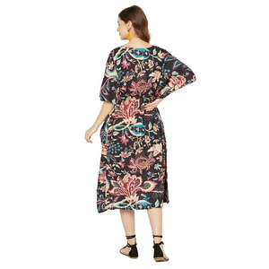 Summer Wear Comfortable Maternity Floor-Length 100% Cotton Vintage Formal Long Robe Night Gown - Product Image 3