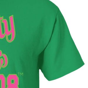 T-shirt vert imprimé graphique, manches courtes, col rond, en coton, vêtement personnalisé, streetwear, haut tendance, chemise décontractée d'été - Product Image 3