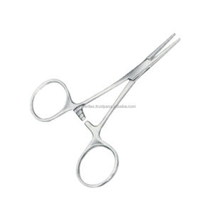 Pinzas Quirúrgicas Rectas y Curvas A-1 VERITAS Hartmane-Arteryy de 10 cm, de Acero Inoxidable, Reutilizables, Juego de Instrumentos Quirúrgicos |   Portaagujas Alto - Product Image 1
