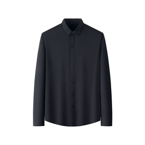 เสื้อเชิ้ตผ้าฝ้ายโพลีเอสเตอร์แขนยาวขนาดพลัสไซส์สวมใส่สบายระบายอากาศได้ดีเสื้อผ้าลำลองสำหรับผู้ชาย - Product Image 4