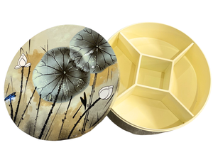 Vente en gros de plateau de service rond antidérapant en étain pour bar Rohs, fonction d'impression, gaufrage, matériau, origine, forme brillante, taille, produit FDA - Product Image 4