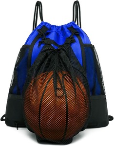 Large Capacity Waterproof Nylon <b>Drawstring</b> <b>Backpack</b> Bag for Outdoor Travel Gym Cycling Basketball Football Sports - Product Image 3