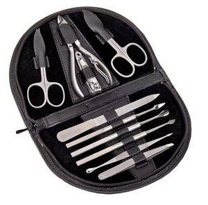 FLAVIO MEDICOS Juego de Manicura de Acero Inoxidable de 5 Piezas, Kit de Cortaúñas Afilado, Herramienta Profesional de Pedicura para el Cuidado de Manos y Pies - Product Image 1