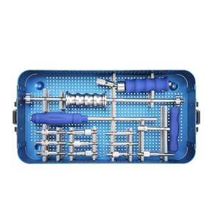 Kit chirurgical d'instruments orthopédiques pour l'extraction de clous intramédullaires, en acier inoxydable, pour implants osseux, usage hospitalier pour chiens - Product Image 3