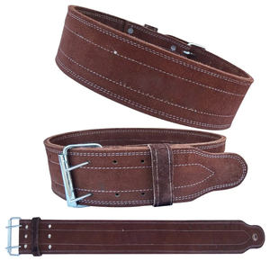 Professional Adjustable Breathable 10mm/13mm Genuine Leather Heavy Duty Non-Skid Powerlifting <b>Belt</b> for Weightlifting Gym <b>Belts</b> - Product Image 2