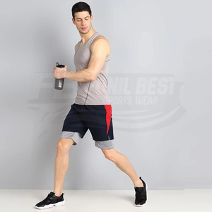 Men's Custom Casual Sports Tank Tops Quick-Drying Breathable Anti-Pilling O-Neck Knitted Eco-Friendly Cotton/Bamboo Fiber Front - Product Image 4