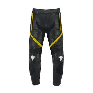 Combinaison de course moto en cuir noir et bleu certifiée CE de qualité supérieure, 2 pièces, équipement de piste unisexe haut de gamme, protection par armure, hiver - Product Image 6