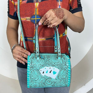 2025 Wholesale New Arrival Hand Tooled Cowhide Leather Speedy Duffle <b>Travel</b> <b>Bag</b> Genuine Leather <b>Crossbody</b> Duffle <b>Bag</b> for Unisex - Product Image 4