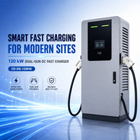 Chargeur rapide DC 120 kW pour véhicules électriques, destiné aux zones de services autoroutiers et aux stations de recharge publiques