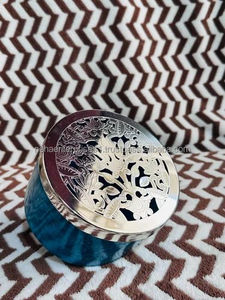 Caja Redonda de Resina para Joyas con Diseño Floral, Decoración Artística para el Hogar, Organizador de Almacenamiento, Caja para Bisutería, Artículo Decorativo para Regalo - Product Image 2