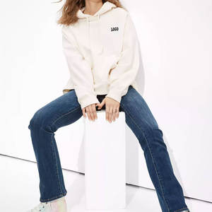 Hoodie décontracté simple pour femme, confortable pour le quotidien / Hoodie simple basique décontracté pour femme, prix de gros 2026 - Product Image 3