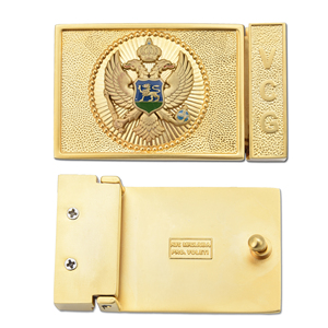 Hebillas de cinturón en relieve de oro de forma redonda 3D de fábrica de metal OEM hebilla personalizada para cinturón personalizado - Product Image 6