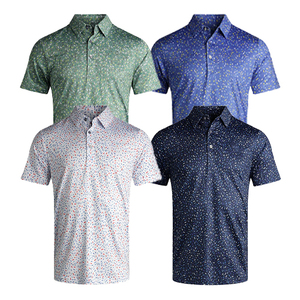 High Quality Men's Summer Polo <b>Shirt</b> Casual <b>T</b>-<b>Shirt</b> Short Sleeves Digital Printed Pattern Golf Polo <b>Shirt</b> - Product Image 1