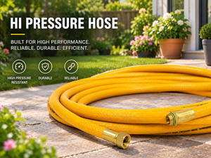 Manguera de PVC de Alta Presión, 10 mm de Diámetro Interior, 17 mm de Diámetro Exterior, Rollo de 100 m, Tubo Flexible para Transferencia de Agua, Diseño Reforzado de PVC de Alta Resistencia - Product Image 1