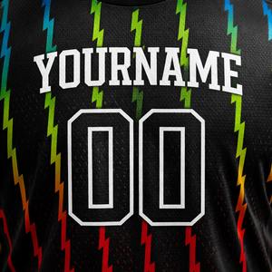 Conjunto de Uniforme de Baloncesto Estampado de Verano Unisex de Talla Grande, Personalizado para Equipo, Transpirable, de Secado Rápido, de Dos Piezas, Color Blanco y Azul, Precio Económico - Product Image 4