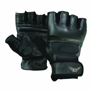 Gants de fitness professionnels avec paume en silicone antidérapante, gants d'entraînement pour la musculation, logo personnalisé, gants de gym respirants à demi-doigts - Product Image 1