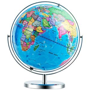 13 \ "globo del mondo illuminato con luce a LED 720 gradi mappa rotante - Product Image 3