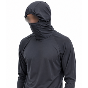 Sweat à capuche de pêche personnalisé avec logo, léger, respirant, protection solaire, vêtements de pêche, sweat à capuche de pêche haute performance pour hommes - Product Image 1