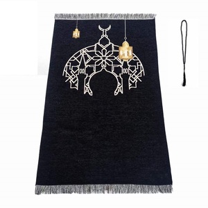 Alfombras de oración musulmanas lavables, cuadradas, para viaje y uso doméstico, con bordado de Jaenamaz para la oración y la Nawafil, hechas a máquina con impresión 3D. - Product Image 2