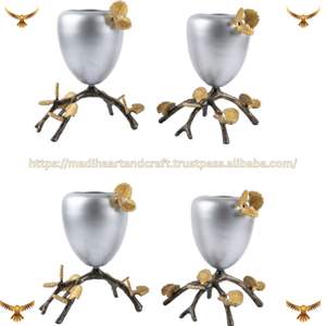 Vase de table moderne en laiton léger, décoration d'intérieur personnalisable pour Pâques, Bar Mitzvah, mariage, événement, fête JS0913 JS - Product Image 5