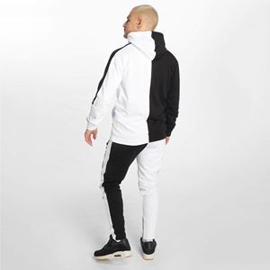 Nuevo conjunto deportivo de invierno para hombre, sudadera con capucha y pantalones con cremallera, capucha reversible - Product Image 5