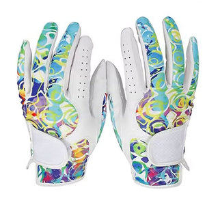 Customize Logo Golf <b>Gloves</b> High Quality Genuine Cabretta Leather Golf <b>Gloves</b> For Online Sale - Product Image 1