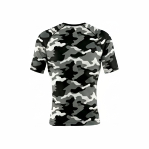 เสื้อรัดรูปพิมพ์ลายแบบซับลิเมชั่นสำหรับผู้ชาย สำหรับกีฬาทางน้ำกลางแจ้ง ผ้าสแปนเด็กซ์น้ำหนักเบา เหมาะสำหรับออกกำลังกาย - Product Image 2