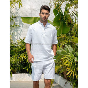 Profesional fabrica ropa de calle verano hombres conjuntos gemelos verano Casual hombres 2 piezas pantalones cortos conjunto para la venta - Product Image 6