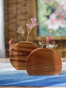 แจกันไม้กระถินเทศทำมือสไตล์โมเดิร์น ดีไซน์อาร์ตเดโค สำหรับตกแต่งบ้าน ห้องนั่งเล่น โต๊ะกาแฟ และชั้นวางหนังสือ - Product Image 2