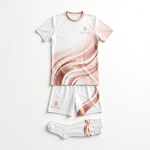 Custom Soccer Jersey <b>Kit</b> Breathable Quick Dry Digital Printed Football Uniform Set <b>Adults</b> Short Sleeve Unisex 100% Polyester - Product Image 2