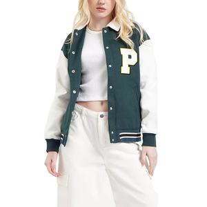 เสื้อแจ็กเก็ตสตรีทแขนยาวปักตามสั่งสไตล์สตรีทสำหรับฤดูหนาว - Product Image 1