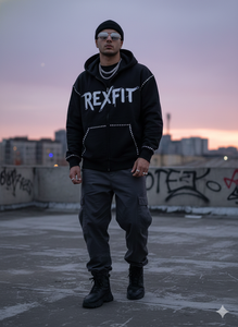 Streetwear Hot Selling Hoodies Custom Distressed Embroidery <b>Rhinestones</b> <b>Top</b> Manufacturer Drop Shoulder Unisex Zipper Hoodies - Product Image 6