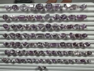 หินคริสตัล kunzite พลอยเจียระไนทรงหลวมสีชมพูหรูหราสำหรับทำเครื่องประดับ - Product Image 4