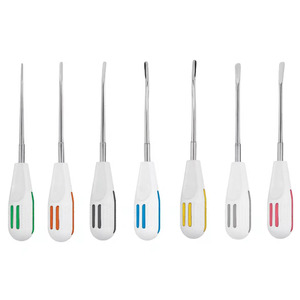 Juego de Extractores Dentales Manuales de 7 Piezas con Mango de Plástico Ligero para Extracción de Raíces - Product Image 1