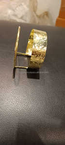 Brazalete de latón hecho a mano de lujo, brazalete de moda ajustable para mujer, uso diario y joyería de fiesta - Product Image 5