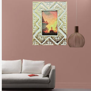 Marco de Fotos de Madera Antiguo y Rústico, Hecho a Mano, para Exhibición en Mesa, Decoración Clásica y Tradicional para el Hogar, Oficina o Sala de Estar - Product Image 4