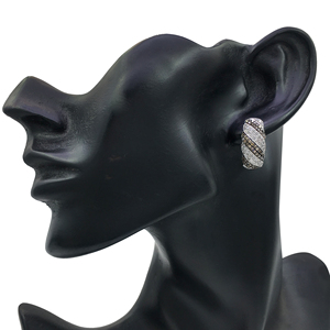 2.65 Cttw Round Cut Blue White Natural Diamond Teardrop <b>Dangle</b> <b>Earrings</b> 925 Sterling <b>Silver</b>, G-H Color I Clarity, Prong Set - Product Image 3