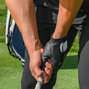 Gants de golf unisexes en cuir souple, fournisseur en gros, gants de golf de haute qualité, respirants, confortables, anti-transpiration - Product Image 4