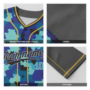 Maillot de baseball en maille polyester respirante avec logo brodé, motif de couture personnalisé, numéros, chemises de baseball pour hommes, tailles adultes - Product Image 5