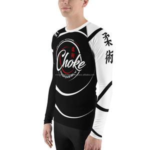 Maillot de protection de haute qualité MMA BJJ avec logo personnalisé, impression numérique, vêtements de bain pour hommes et femmes, spandex/polyester, anti-UV, séchage rapide, respirant - Product Image 5