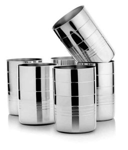 Vaso de chupito de acero inoxidable premium con acabado pulido a espejo para servir licor, whisky, vodka y tequila - Product Image 1