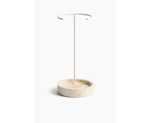 Elegante Organizador de Joyas de Barra Única con Base Sólida, Soporte para Anillos y Collares, Exhibidor Minimalista que Ahorra Espacio para Tocadores Modernos - Product Image 1