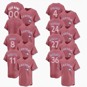 <b>Rose</b> Pink Men's 100% Polyester American Jersey Applique Custom Team Name Number OEM Breathable Quick Dry Anti-Bacterial Short - Product Image 1