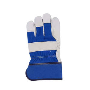 Guantes de seguridad de cuero de vaca de grano dividido al por mayor, guantes de trabajo de cuero genuino de alta calidad, los más vendidos - Product Image 3